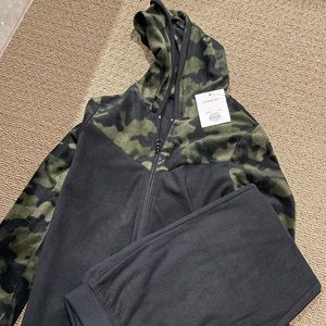 Jumping Beans boys fleece zip hoodie & pants size 8